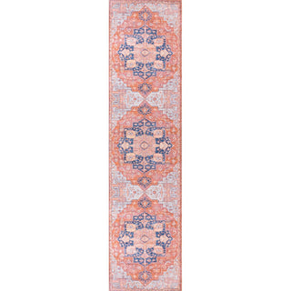 Maris Ornate Medallion Washable Area Rug