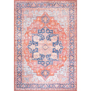 Maris Ornate Medallion Washable Area Rug