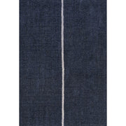 Linja Solid Centre Stripe Machine-washable Area Rug