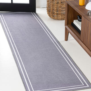 Sloane Classic 2-stripe Border Washable Area Rug