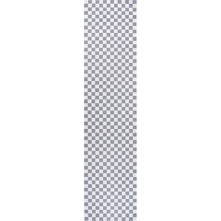 Ainsley Modern Cottage Checkerboard Washable Area Rug