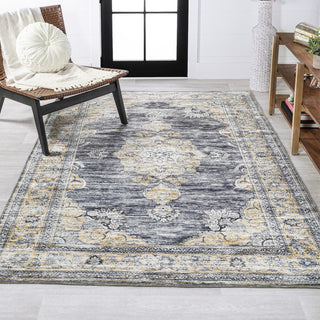 Bausch Bohemian Distressed Chenille Machine-washable Area Rug