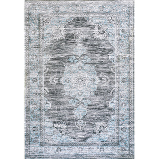 Bausch Bohemian Distressed Chenille Machine-washable Area Rug