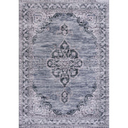 Wincer Chenille Cottage Medallion Machine-washable Area Rug