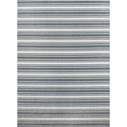 Fawning Two-tone Striped Classic Low-pile Machine-washable Area Rug