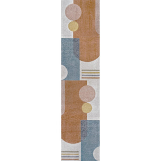 Slinger Modern Kids & Novelty Collage Machine-washable Area Rug