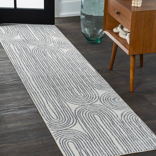 Doodle Contemporary Glam Geometric Machine-washable Area Rug