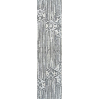 Doodle Contemporary Glam Geometric Machine-washable Area Rug