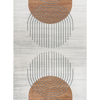 Kallax Geometric Modern Low-Pile Machine-Washable Area Rug