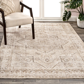 Koda Vintage Native American Medallion Machine-washable Area Rug