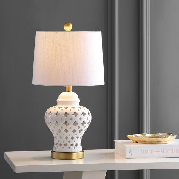 led ginger table lamp