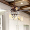 Becky 52" Crystal LED Chandelier Fan With Remote