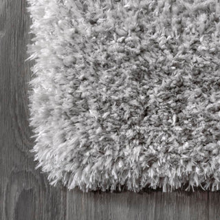 Aydin Solid Plush Shag Area Rug - JONATHAN Y
