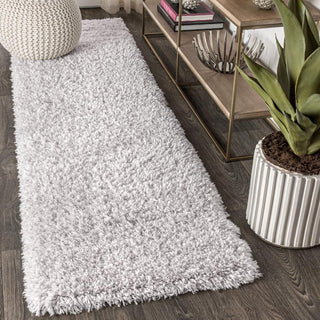 Aydin Solid Plush Shag Area Rug