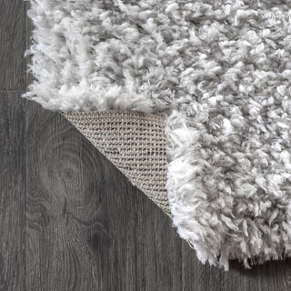 Aydin Solid Plush Shag Area Rug