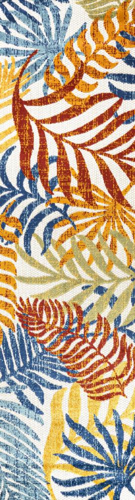 Tropics Palm Leaves Indoor/outdoor Area Rug
