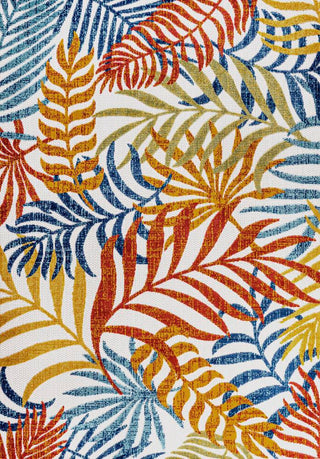 Tropics Palm Leaves Indoor/outdoor Area Rug