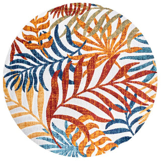 Tropics Palm Leaves Indoor/outdoor Area Rug
