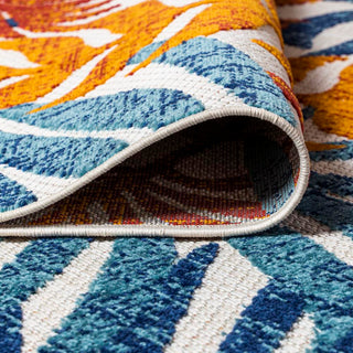 Tropics Palm Leaves Indoor/outdoor Area Rug