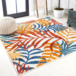 Tropics Palm Leaves Indoor/outdoor Area Rug