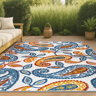 Julien Paisley High-low Indoor/outdoor Area Rug