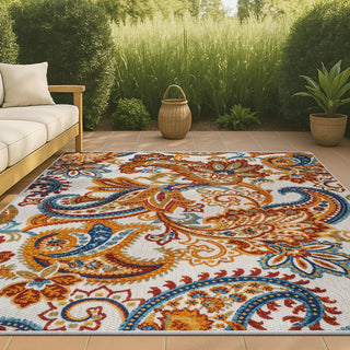 Gordes Paisley High-low Indoor/outdoor Area Rug