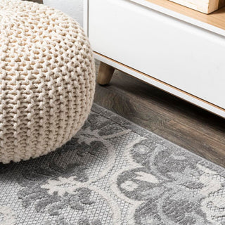Lucena Modern Medallion High-low Indoor/outdoor Area Rug
