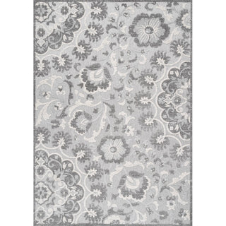 Lucena Modern Medallion High-low Indoor/outdoor Area Rug