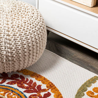 Circus Medallion High-low Indoor/outdoor Area Rug