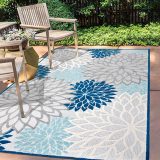 Minori Floral High-low Area Rug