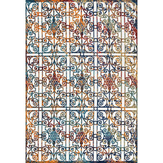 Cetara Ornate Trellis Indoor/outdoor Area Rug