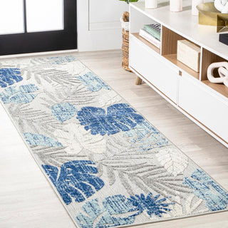 Monstera Tropical Leaf High-low Indoor/outdoor Area Rug - JONATHAN Y