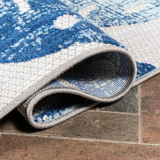 Monstera Tropical Leaf High-low Indoor/outdoor Area Rug - JONATHAN Y