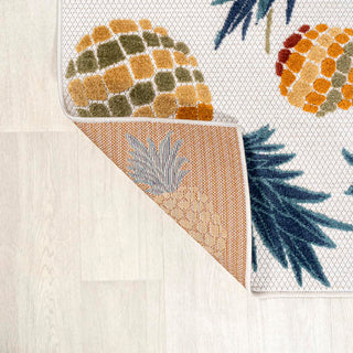 Ananas Bold Pineapple High-low Indoor/outdoor Area Rug - JONATHAN Y
