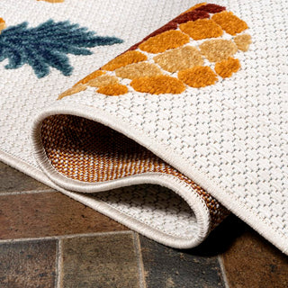 Ananas Bold Pineapple High-low Indoor/outdoor Area Rug - JONATHAN Y