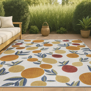 Limone Bold Lemon High-low Indoor/outdoor Area Rug