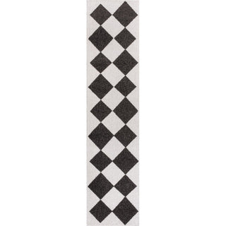 Draper Classic Geometric Diamond Pattern Area Rug