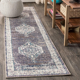 Ankara Vintage Medallion Area Rug - JONATHAN Y