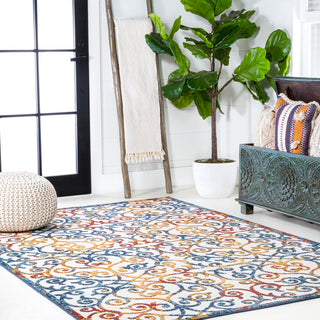 Atrani Scroll Trellis Indoor/outdoor Area Rug - JONATHAN Y