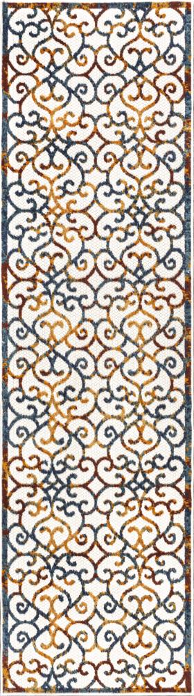 Atrani Scroll Trellis Indoor/outdoor Area Rug - JONATHAN Y