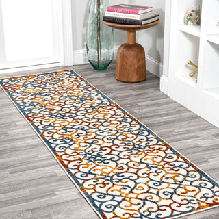 Atrani Scroll Trellis Indoor/outdoor Area Rug - JONATHAN Y