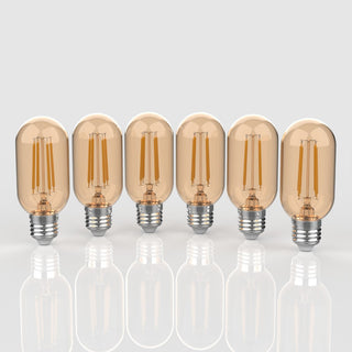 Industrial Non-Dimmable T45-4W LED Edison Glass Bulbs with E26 Base - JONATHAN Y