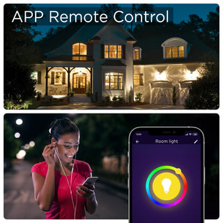 Smart A19 Dimmable Light Bulb - Dimmable Color Changing LED; Compatible with Alexa and Google Home Assistant - JONATHAN Y