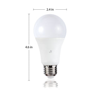 Smart A19 Dimmable Light Bulb - Dimmable Color Changing LED; Compatible with Alexa and Google Home Assistant - JONATHAN Y