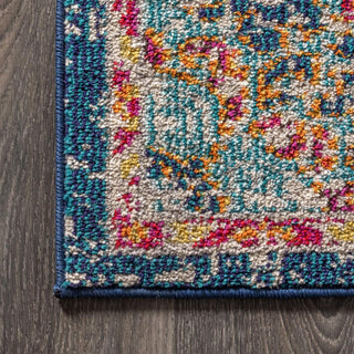 Imara Bohemian Flair Boho Vintage Medallion Area Rug - JONATHAN Y