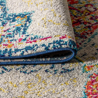 Imara Bohemian Flair Boho Vintage Medallion Area Rug - JONATHAN Y
