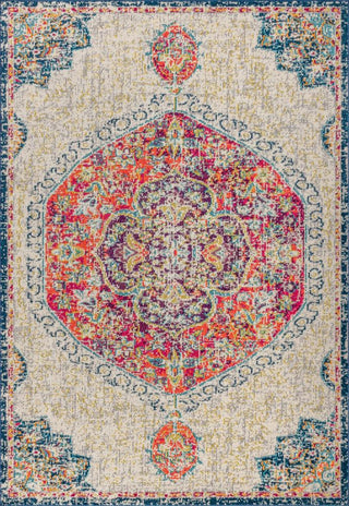Imara Bohemian Flair Boho Vintage Medallion Area Rug - JONATHAN Y