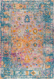 Vibrant bohemian Flair Boho Vintage Medallion Area Rug