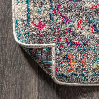 Vibrant bohemian Flair Boho Vintage Medallion Area Rug
