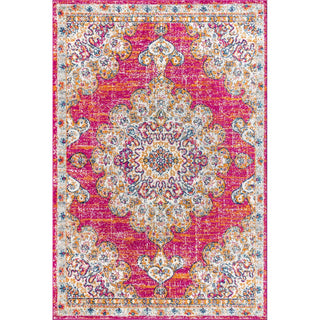 Leann bohemian Flair Boho Vintage Medallion Area Rug